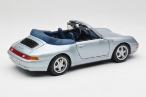Porsche 911 993 Carrera Descapotable Plata Maisto 1:18 100299-M1 Metal - imagen 3 de 8