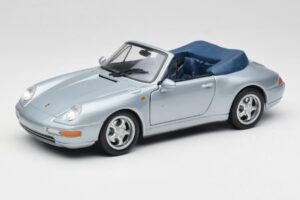 Porsche 911 993 Carrera Descapotable Plata Maisto 1:18 100299-M1 Metal