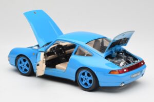 Porsche 911 993 Carrera Azul Bburago 1:18 3060 Metal - imagen 5 de 8