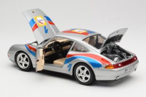 Porsche 911 993 Carrera Cup #1 1993 Bburago 1:18 3050-M2 Metal - imagen 5 de 8
