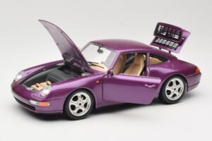 Porsche 911 993 Carrera Morado Bburago 1:18 3060-M2 Metal - imagen 2 de 8