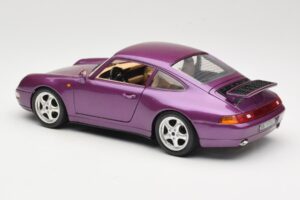 Porsche 911 993 Carrera Morado Bburago 1:18 3060-M2 Metal - imagen 7 de 8