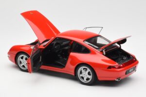 Porsche 911 993 Carrera Rojo AUTOart 1:18 78132 Metal - imagen 5 de 8