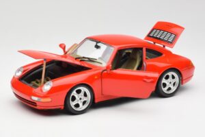 Porsche 911 993 Carrera Rojo Bburago 1:18 3050 Metal - imagen 2 de 8