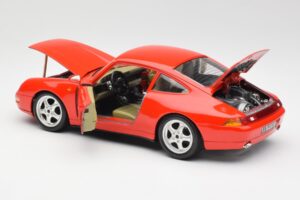 Porsche 911 993 Carrera Rojo Bburago 1:18 3050 Metal - imagen 5 de 8