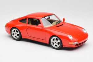 Porsche 911 993 Carrera Rojo Bburago 1:18 3050 Metal - imagen 6 de 8