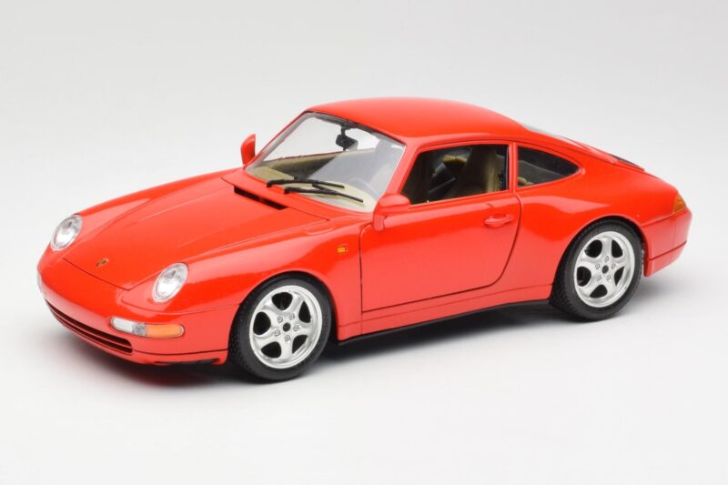 Porsche 911 993 Carrera Rojo Bburago 1:18 3050 Metal