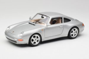 Porsche 911 993 Carrera Plata Bburago 1:18 3050-M1 Metal