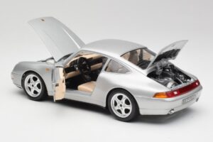 Porsche 911 993 Carrera Plata Bburago 1:18 3050-M1 Metal - imagen 7 de 8