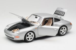 Porsche 911 993 Carrera Plata Bburago 1:18 3050-M1 Metal - imagen 8 de 8