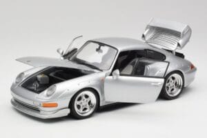 Porsche 911 993 GT2 Arctic Plata Metálico UT Models 1:18 27831 Metal - imagen 2 de 8
