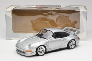 Porsche 911 993 GT2 Arctic Plata Metálico UT Models 1:18 27831 Metal - imagen 8 de 8