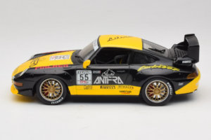 Porsche 911 993 GT2 #55 Negro & Amarillo Anson 1:18 30325-W Metal - imagen 3 de 6
