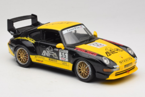 Porsche 911 993 GT2 #55 Negro & Amarillo Anson 1:18 30325-W Metal - imagen 4 de 6