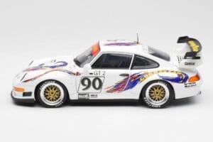 Porsche 911 993 GT2 #90 Vert / Franco / K. Koen Daytona 24 Hours 1998 UT Models 1:18 39813 Metal - imagen 4 de 8