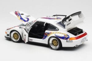 Porsche 911 993 GT2 #90 Vert / Franco / K. Koen Daytona 24 Hours 1998 UT Models 1:18 39813 Metal - imagen 5 de 8