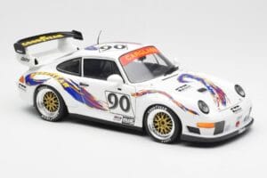 Porsche 911 993 GT2 #90 Vert / Franco / K. Koen Daytona 24 Hours 1998 UT Models 1:18 39813 Metal - imagen 6 de 8