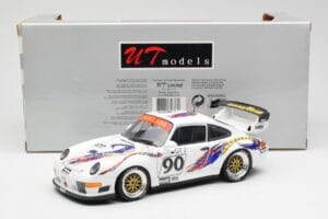 Porsche 911 993 GT2 #90 Vert / Franco / K. Koen Daytona 24 Hours 1998 UT Models 1:18 39813 Metal - imagen 8 de 8
