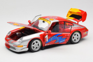 Porsche 911 993 GT2 RS #1 VIP Car Porsche Cup Germany 1995 UT Models 1:18 39514 Metal - imagen 2 de 8
