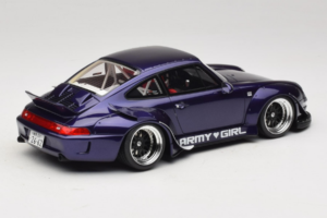 Porsche 911 993 RWB Army Girl Morado GT Spirit 1:18 GT562 Resina - imagen 2 de 6