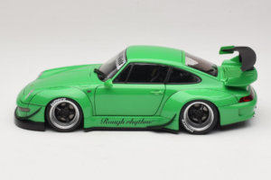 Porsche 911 993 RWB Verde Gun Grey Wheels AUTOart 1:18 78151 Compuesto - imagen 4 de 8