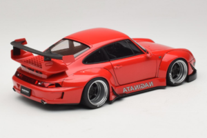 Porsche 911 993 RWB Rojo Gun Grey Wheels AUTOart 1:18 78153 Compuesto - imagen 3 de 8