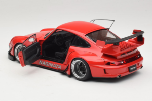 Porsche 911 993 RWB Rojo Gun Grey Wheels AUTOart 1:18 78153 Compuesto - imagen 5 de 8
