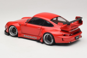 Porsche 911 993 RWB Rojo Gun Grey Wheels AUTOart 1:18 78153 Compuesto - imagen 7 de 8