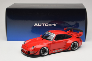 Porsche 911 993 RWB Rojo Gun Grey Wheels AUTOart 1:18 78153 Compuesto - imagen 8 de 8