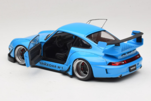 Porsche 911 993 RWB Azul Cielo Gun Grey Wheels AUTOart 1:18 78152 Compuesto - imagen 5 de 8