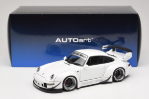 Porsche 911 993 RWB Blanco Gun Grey Wheels AUTOart 1:18 78150 Compuesto - imagen 8 de 8