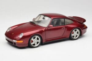 Porsche 911 993 Turbo Arena Rojo Metálico UT Models 1:18 27811 Metal