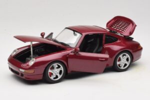 Porsche 911 993 Turbo Rojo Anson 1:18 30320-W Metal - imagen 2 de 8