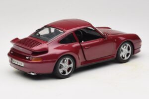 Porsche 911 993 Turbo Rojo Anson 1:18 30320-W Metal - imagen 3 de 8
