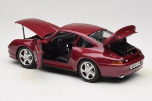 Porsche 911 993 Turbo Rojo Anson 1:18 30320-W Metal - imagen 5 de 8