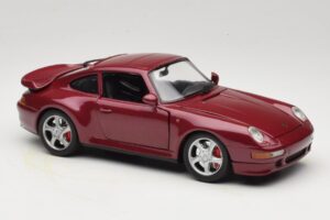 Porsche 911 993 Turbo Rojo Anson 1:18 30320-W Metal - imagen 6 de 8