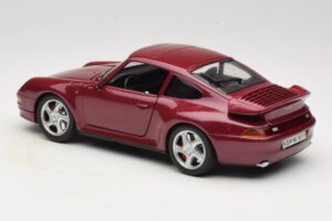 Porsche 911 993 Turbo Rojo Anson 1:18 30320-W Metal - imagen 7 de 8