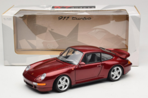 Porsche 911 993 Turbo Red Metallic UT Models 1:18 180066070 Metal - imagen 8 de 8