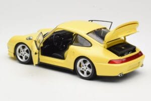 Porsche 911 993 Turbo S Amarillo UT Models 1:18 27836 Metal - imagen 5 de 8