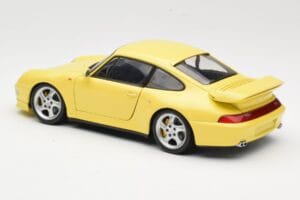 Porsche 911 993 Turbo S Amarillo UT Models 1:18 27836 Metal - imagen 7 de 8