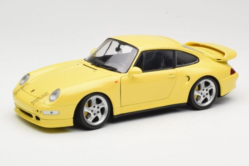 Porsche 911 993 Turbo S Amarillo UT Models 1:18 27836 Metal