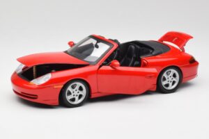 Porsche 911 996 Descapotable Rojo Gate 1:18 1051 Metal - imagen 2 de 8