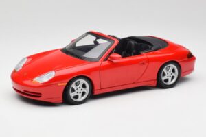 Porsche 911 996 Descapotable Rojo Gate 1:18 1051 Metal