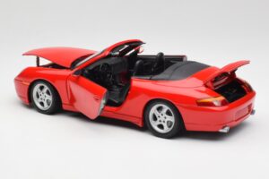 Porsche 911 996 Descapotable Rojo Gate 1:18 1051 Metal - imagen 5 de 8