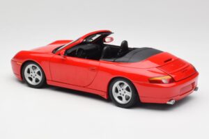 Porsche 911 996 Descapotable Rojo Gate 1:18 1051 Metal - imagen 7 de 8
