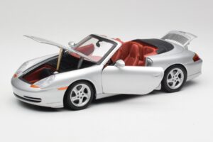 Porsche 911 996 Descapotable Plata Gate 1:18 1052 Metal - imagen 2 de 8
