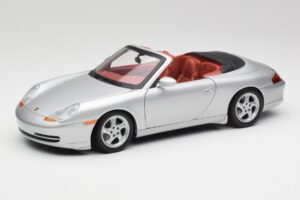 Porsche 911 996 Descapotable Plata Gate 1:18 1052 Metal