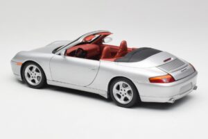 Porsche 911 996 Descapotable Plata Gate 1:18 1052 Metal - imagen 7 de 8