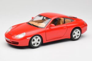 Porsche 911 996 Carrera 4 Rojo Bburago 1:18 30085 Metal