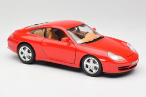 Porsche 911 996 Carrera 4 Rojo Bburago 1:18 30085 Metal - imagen 6 de 8